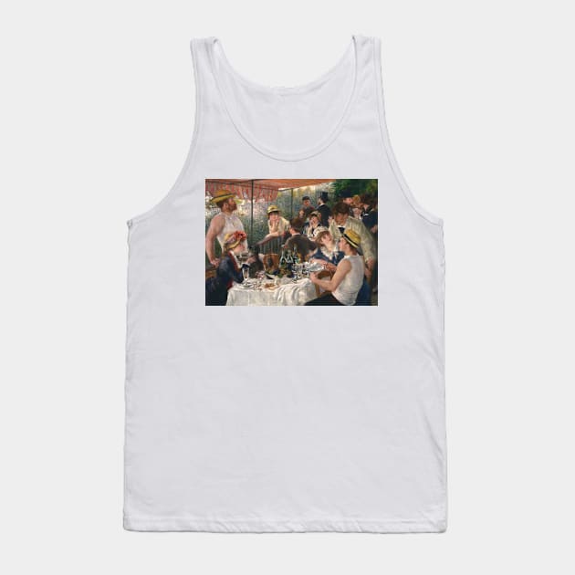 Luncheon of the Boating Party by Auguste Renoir Tank Top by Classic Art Stall